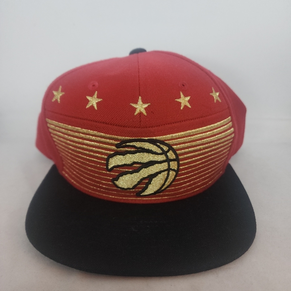 Mitchell & Ness Snapback Toronto Raptors Red & Gold
